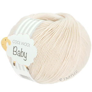 Lana Grossa COOL WOOL Baby Uni/Print 50g | 323-seashell