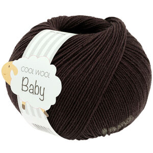Lana Grossa COOL WOOL Baby Uni/Print 50g | 333-black brown