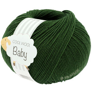 Lana Grossa COOL WOOL Baby Uni/Print 50g | 336-dark green