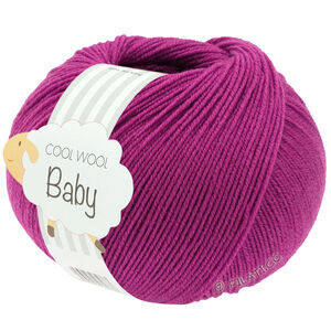 Lana Grossa COOL WOOL Baby Uni/Print 50g | 345-red violet