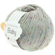 Lana Grossa COOL WOOL Baby Uni/Print 50g | 358-light gray/orange/green/cyclamen
