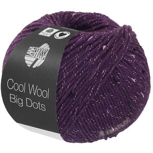 Lana Grossa COOL WOOL Big Dots | 103-eggplant