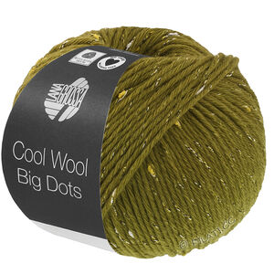 Lana Grossa COOL WOOL Big Dots | 107-olive green