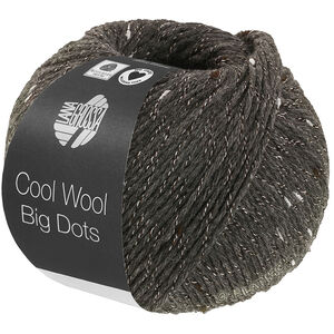 Lana Grossa COOL WOOL Big Dots | 110-dark gray