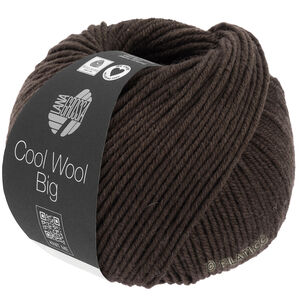 Lana Grossa COOL WOOL Big  Uni/Melange | 1020-black brown