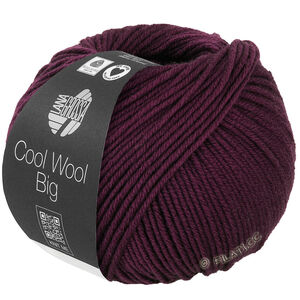 Lana Grossa COOL WOOL Big  Uni/Melange | 1035-Dark Burgundy