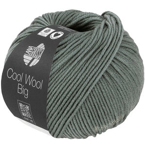 Lana Grossa COOL WOOL Big  Uni/Melange | 1040-gray green