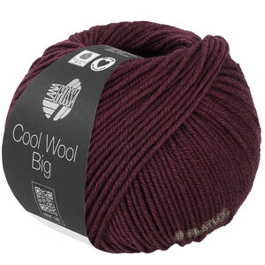Lana Grossa COOL WOOL Big  Uni/Melange | 1044-black red