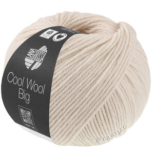 Lana Grossa COOL WOOL Big  Uni/Melange | 1046-cream