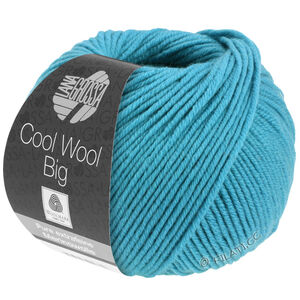 Lana Grossa COOL WOOL Big  Uni/Melange | 0910-turquoise