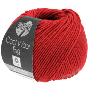 Lana Grossa COOL WOOL Big  Uni/Melange | 0924-dark red