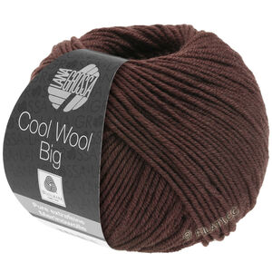 Lana Grossa COOL WOOL Big  Uni/Melange | 0987-chocolate brown