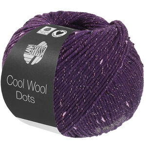 Lana Grossa COOL WOOL Dots | 03-eggplant