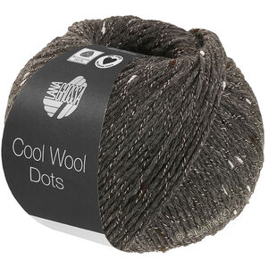 Lana Grossa COOL WOOL Dots | 10-dark gray