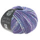 Lana Grossa COOL WOOL Semi Solid | 6503-purple/jeans/ecru mottled
