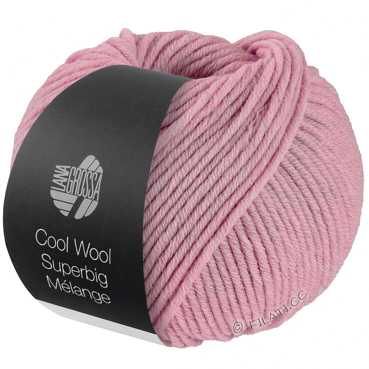 Lana Grossa COOL WOOL Superbig Mélange | 201-rose mottled