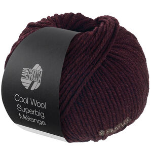 Lana Grossa COOL WOOL Superbig Mélange | 203-burgundy mottled