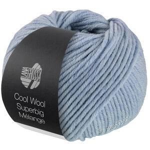 Lana Grossa COOL WOOL Superbig Mélange | 206-light blue mottled