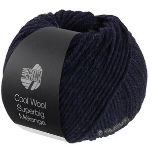 Lana Grossa COOL WOOL Superbig Mélange | 209-night blue mottled