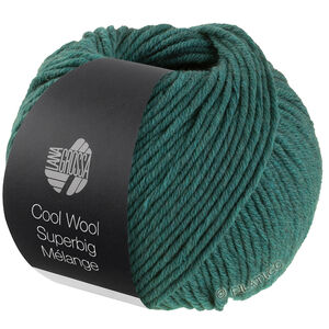 Lana Grossa COOL WOOL Superbig Mélange | 210-dark green mottled