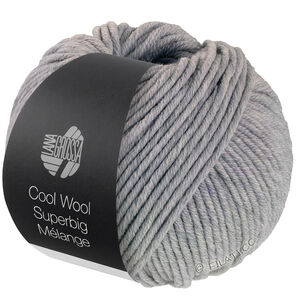 Lana Grossa COOL WOOL Superbig Mélange | 216-light gray mottled