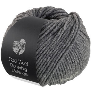 Lana Grossa COOL WOOL Superbig Mélange | 217-dark gray mottled