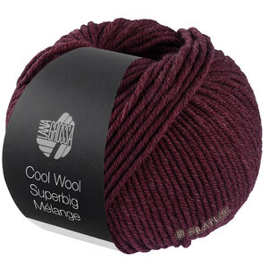 Lana Grossa COOL WOOL Superbig Mélange | 221-black red mottled