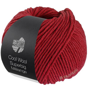 Lana Grossa COOL WOOL Superbig Mélange | 223-cherry red mottled