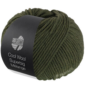 Lana Grossa COOL WOOL Superbig Mélange | 228-loden green mottled