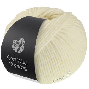 Lana Grossa COOL WOOL Superbig | 35-eggshell