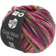 Lana Grossa COOL WOOL Print | 749-wine red/pink/yellow green/blue violet/salmon/mocha