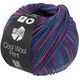 Lana Grossa COOL WOOL Print | 837-pigeon blue/plum/red violet