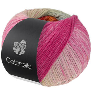 Lana Grossa COTONELLA | 19-camel/pink/fuchsia/red violet/gray/lilac/yellow orange/red/yellow
