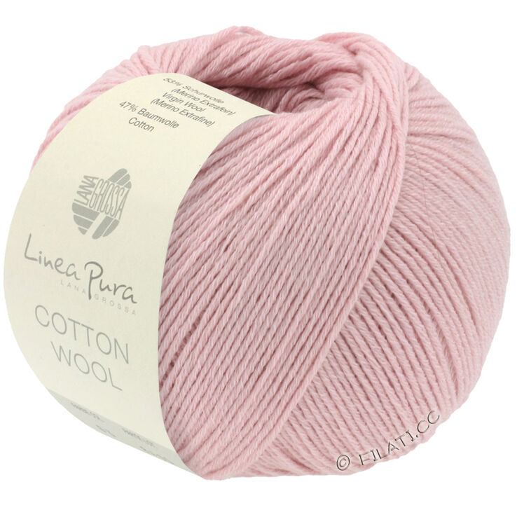 Lana Grossa COTTON WOOL (Linea Pura) | 01-rose