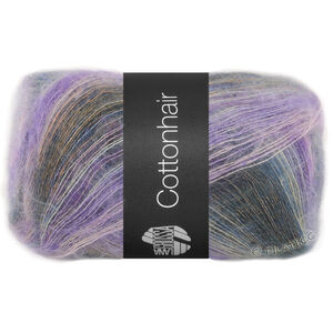 Lana Grossa COTTONHAIR | 104-ochre/light gray/purple/rose/jeans blue/anthracite