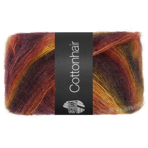 Lana Grossa COTTONHAIR | 110-yellow/orange/rust/burgundy/dark brown