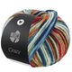 Lana Grossa CRAZY | 02-reseda green/forest green/peach/light beige/dark blue