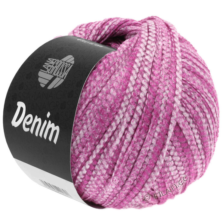 Lana Grossa DENIM | 01-pink/white