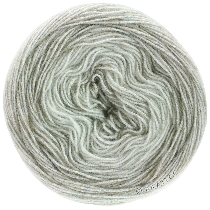 Lana Grossa ECOPUNO Dégradé | 408-silver gray/gray