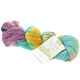 Lana Grossa ECOPUNO Hand-dyed | 507-light blue/yellow/orange/gray/blackberry/turquoise/black blue