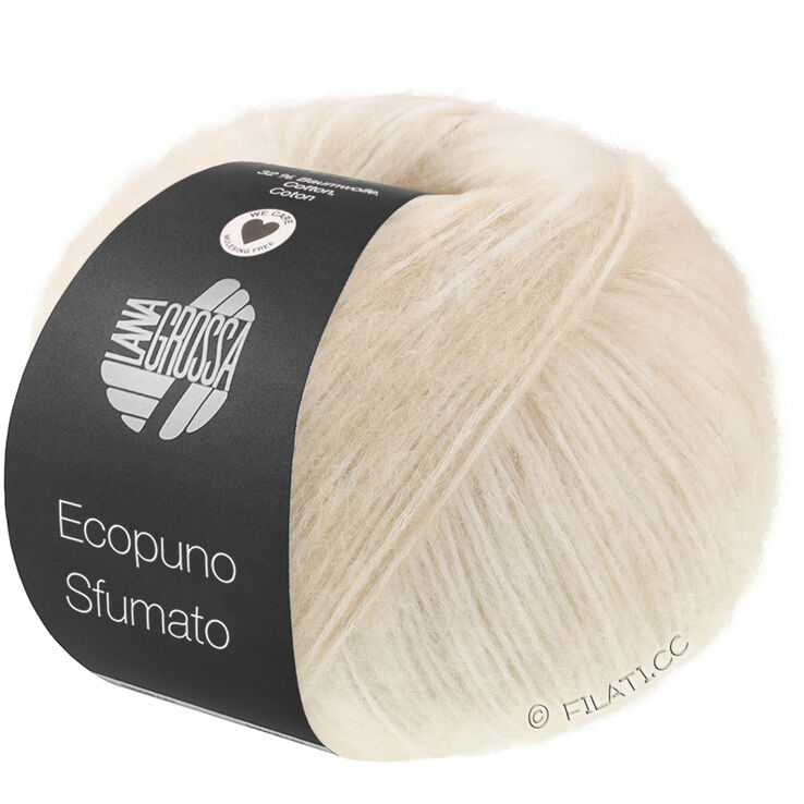 Lana Grossa ECOPUNO Sfumato | 701-raw white/beige