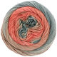 Lana Grossa ELASTICO Dégradé | 715-coral/blue gray/rosewood/red beige