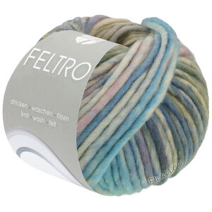 Lana Grossa FELTRO Camino | 848-gray blue/gray/turquoise/petrol/dark gray/gray beige