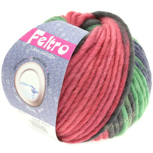 Lana Grossa FELTRO Print | 0363-bordeaux/green/blue violet/slate