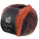 Lana Grossa GIGANTE MULTI | 102-gray brown/petrol blue/mandarin/gray red/dark violet/purple