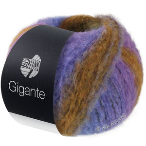 Lana Grossa GIGANTE | 14-purple/violet blue/moss green/khaki/ochre