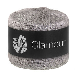 Lana Grossa GLAMOUR | 001-silver gray