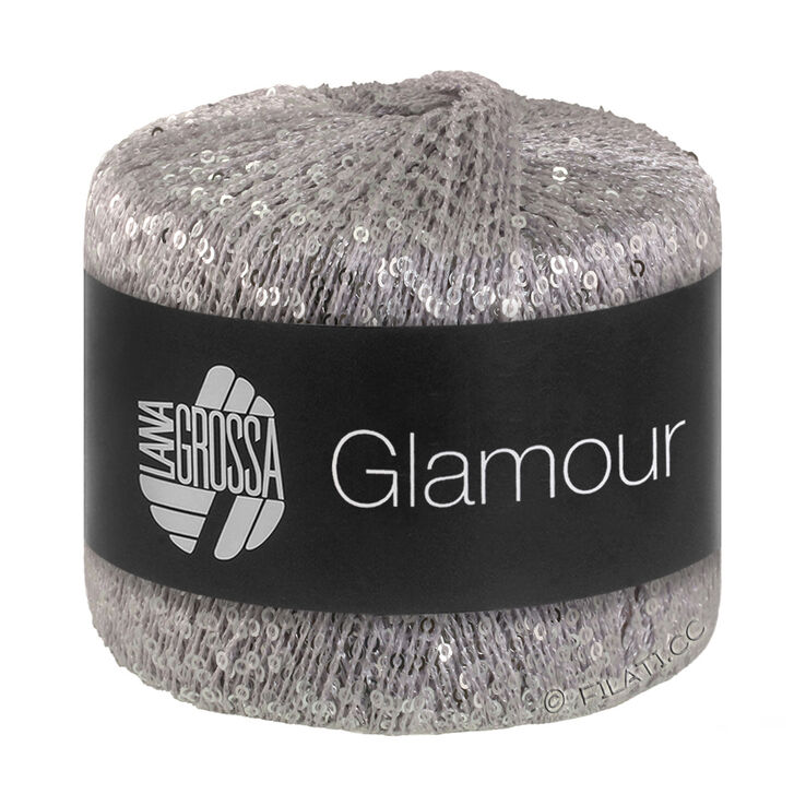 Lana Grossa GLAMOUR | 001-silver gray