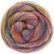 Lana Grossa GOMITOLO 200 | 203-salmon/mustard/turquoise/blue violet/natural/taupe