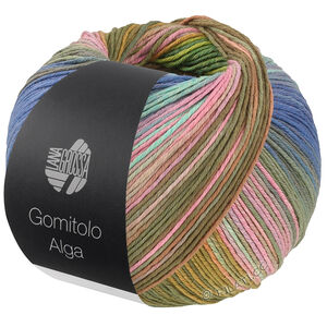 Lana Grossa GOMITOLO ALGA | 2023-blue/jeans/jade/rose/purple/khaki/olive/orange/yellow green